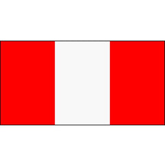 Peru Flag 1800 x 900mm