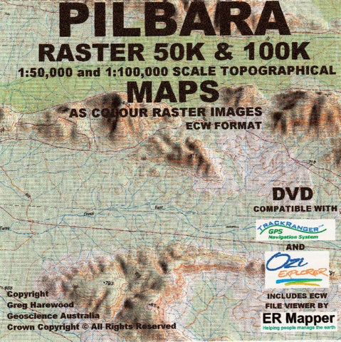 Pilbara Raster 50K Topo USB - Greg Harewood