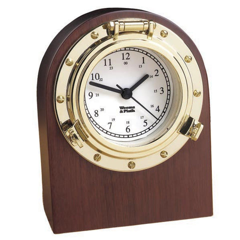 Porthole Desk Clock by Weems & Plath