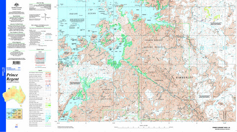 Prince Regent SD51-16 1:250k Topographic Map
