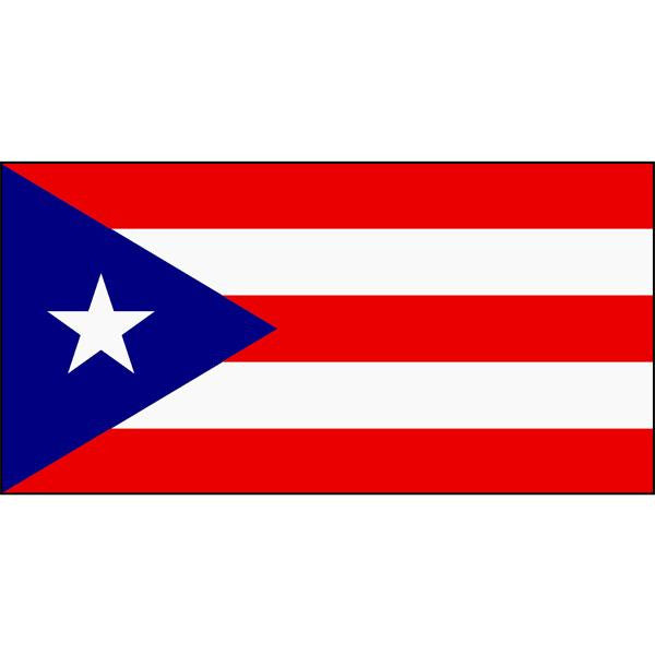 Puerto Rico Flag 1800 x 900mm