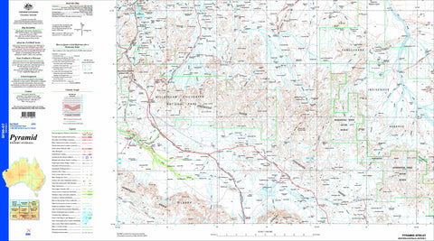 Pyramid SF50-07 1:250k Topographic Map
