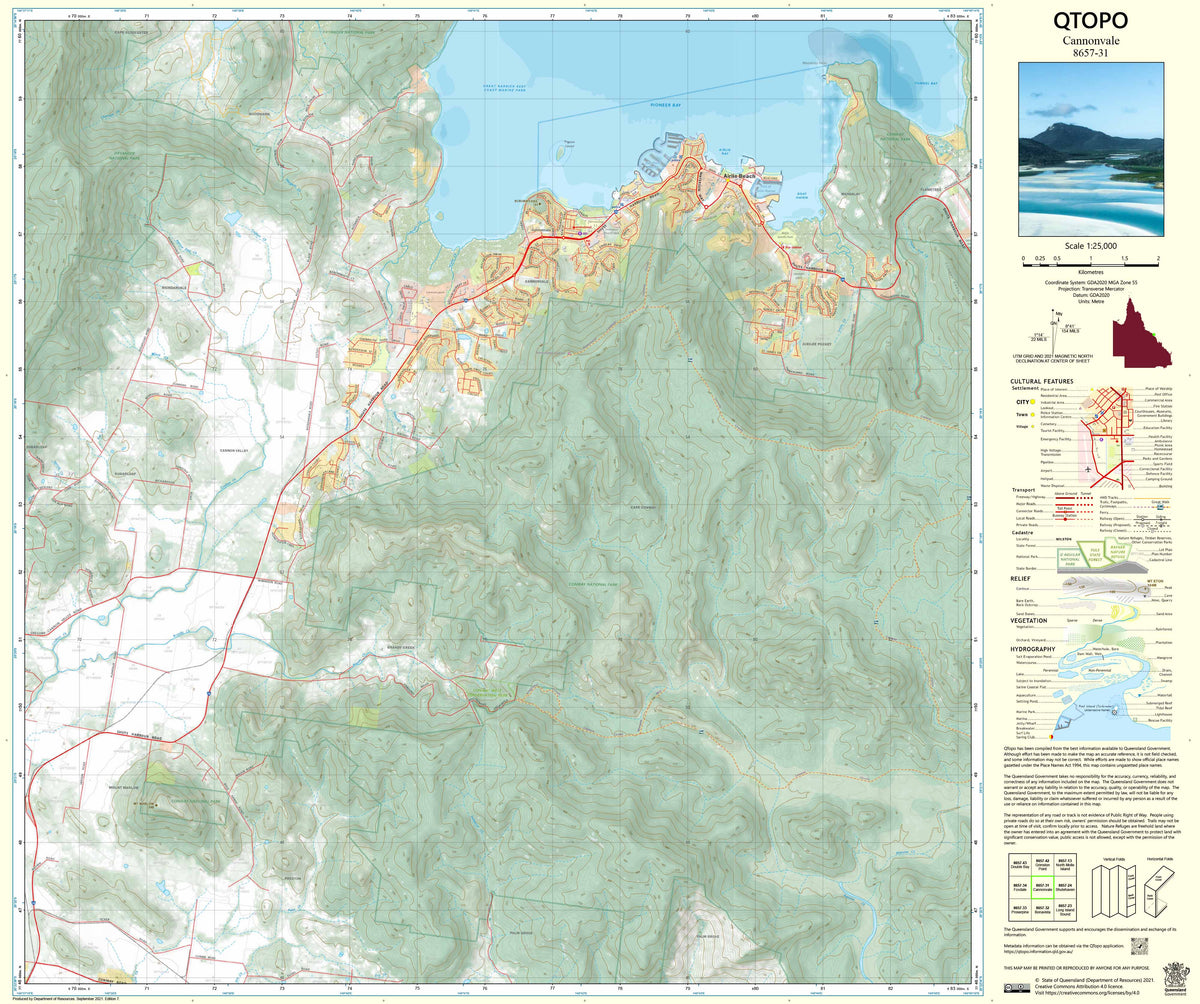 Queensland 25k Topographic Maps | Shop Mapworld