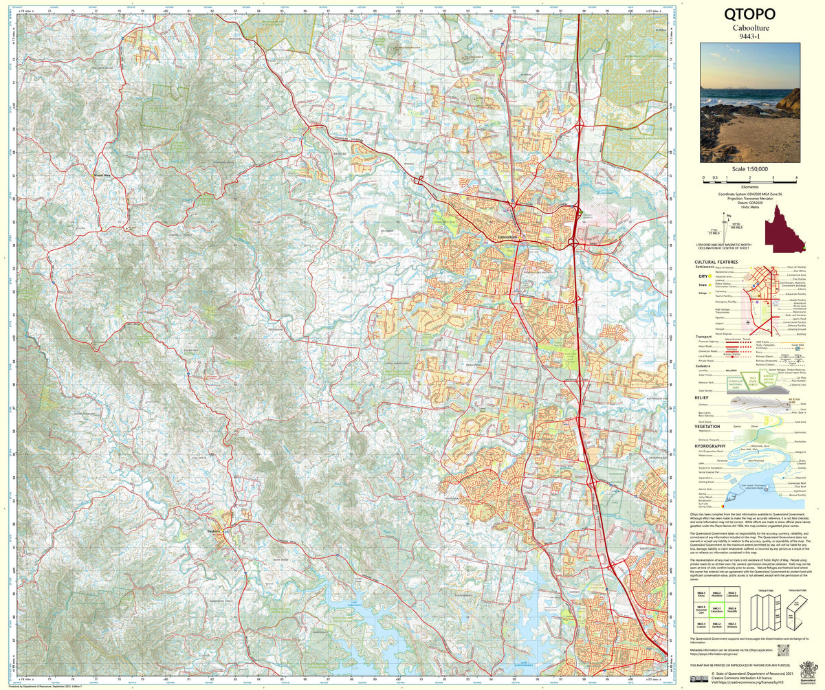 Queensland 50k Topographic Maps | Mapworld