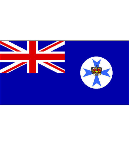 Queensland State Flag (knitted) 900 x 450mm