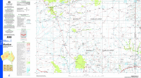 Ranken SE53-16 Topographic Map 1:250k