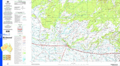 Richmond SF54-04 Topographic Map 1:250k