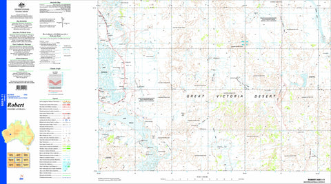 Robert SG51-11 Topographic Map 1:250k