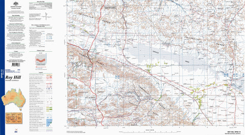 Roy Hill SF50-12 Topographic Map 1:250k