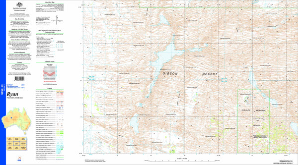 Ryan SF52-13 Topographic Map 1:250k