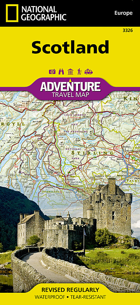 Fun Scotland Map Scotland Adventure Map – National Geographic | Mapworld