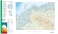 SF-50 Hamersley Range 1:1 Million General Reference Topographic Map
