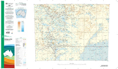 SH-51 Kalgoorlie 1:1 Million General Reference Topographic Map
