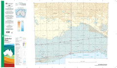 SH-52 Nullarbor Plain 1:1 Million General Reference Topographic Map