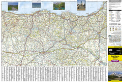 Northern Spain - Camino de Santiago - Way of St James National Geographic Folded Map