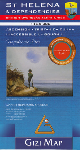 St Helena Folded Map – Gizi Maps