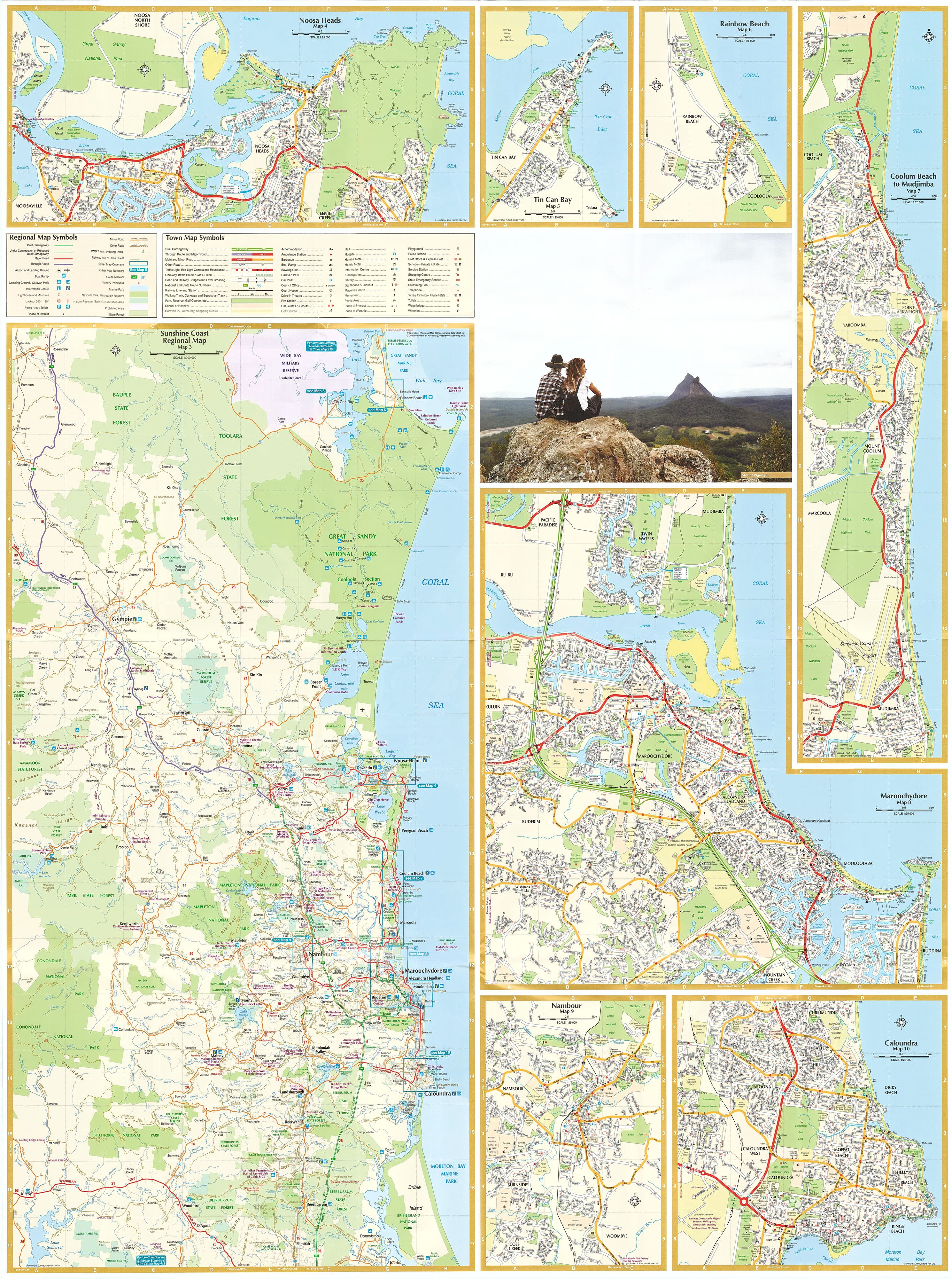 Sunshine Coast UBD, Buy map of Sunshine Coast Coast - Mapworld