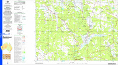 Sandstone SG50-16 Topographic Map 1:250k