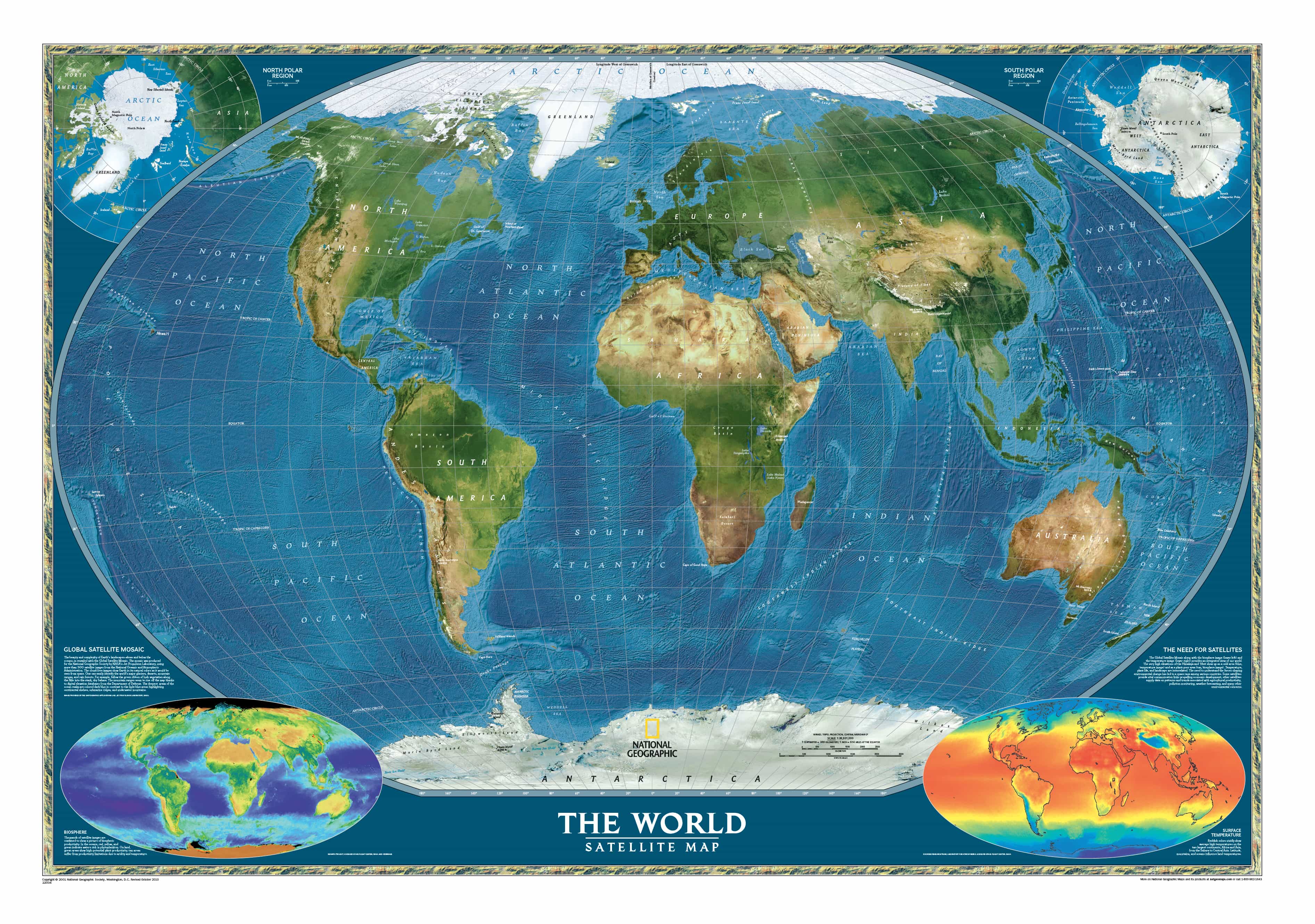 World Satellite Canvas National Geographic Mapworld world-satellite-canvas-national-geographic-mapworld