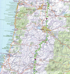 Pacific Northwest USA Hallwag Map