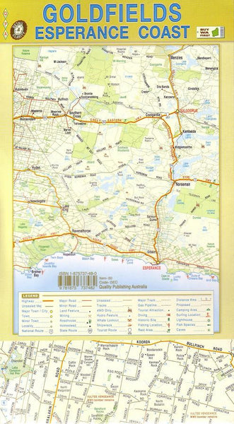 Goldfields Esperance Coast Map QPA