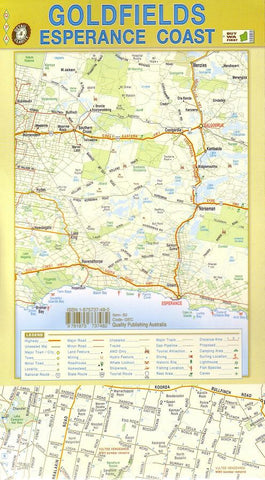 Goldfields – Esperance Coast Map by QPA