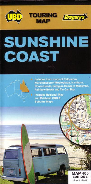 Sunshine Coast UBD 405 Map