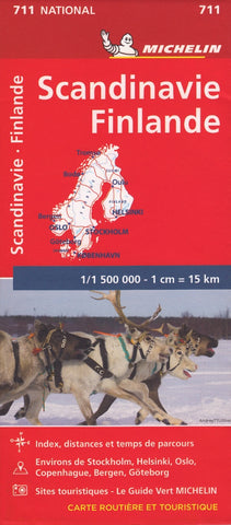 Scandinavia Michelin Map 711