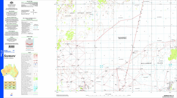 Seemore SH51-12 Topogrpahic Map 1:250k