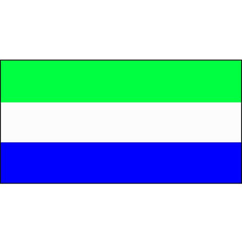 Sierra Leone Flag 1800 x 900mm