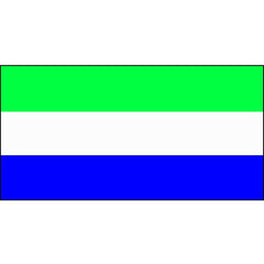 Sierra Leone Flag 1800 x 900mm