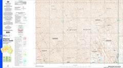 Simpson Desert South SG53-08 Topographic Map 1:250k