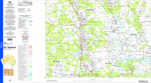 Sir Samuel SG51-13 Topographic Map 1:250k