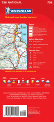 Slovenia, Croatia, Bosnia-Herzegovina, Serbia,Montenegro & Rep of Macedonia Michelin Map 736