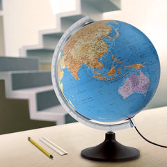 Solid P Political Atmosphere Illuminated 30cm Globe