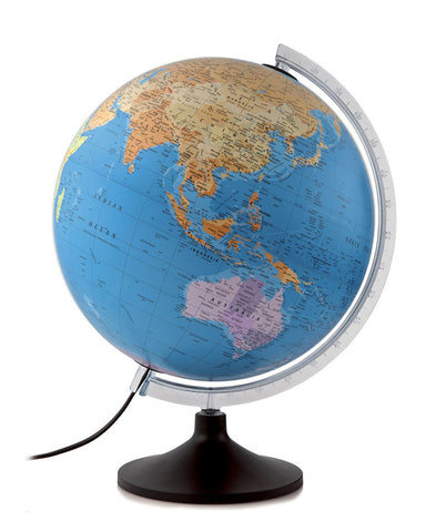 Solid P Political Atmosphere Illuminated 30cm Globe