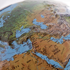 Solid R Relief Atmosphere Illuminated 30cm Globe