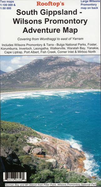 South Gippsland & Wilsons Promontory Adventure Map Rooftop
