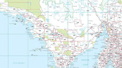 South Australia Postcode Laminated Wall Map 788 x 1036mm