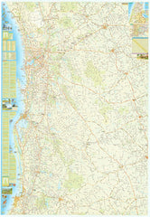 South West Corner Western Australia Laminated Wall Map QPA