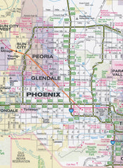 Southwest Hallwag USA Map