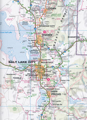 Southwest Hallwag USA Map