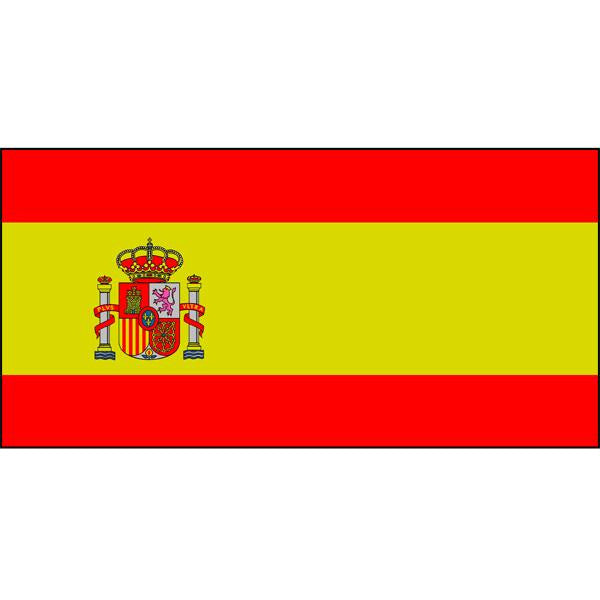 Spain (with crest) Flag 1800 x 900mm