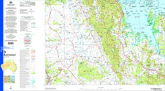 St Lawrence SF55-12 Topographic Map 1:250k