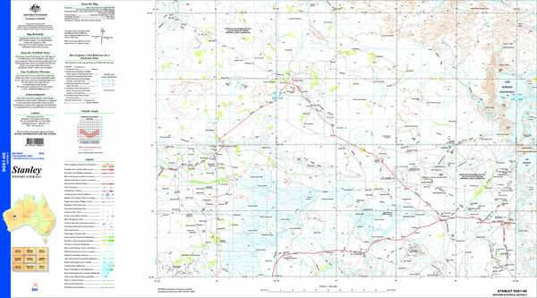 Stanley SG51-06 Topographic Map 1:250k