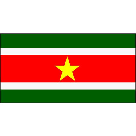 Suriname Flag 1800 x 900mm