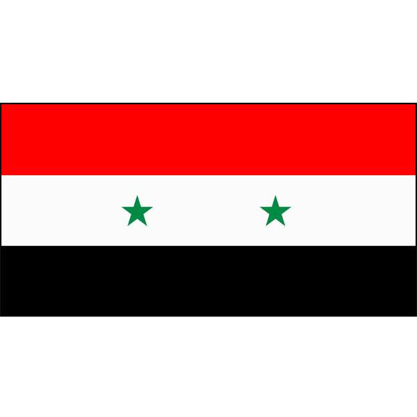 Syria Flag 1800 x 900mm