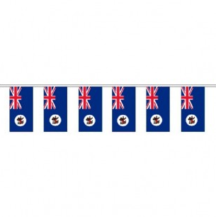 Tasmania Flag Bunting 10 meter - Knitted Polyester