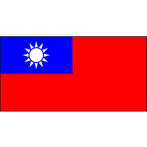 Taiwan Flag 1800 x 900mm