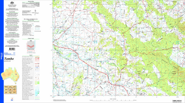 Tambo SG55-02 Topographic Map 1:250k
